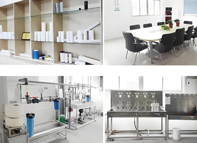 Water filter cartridge display and sample showroom